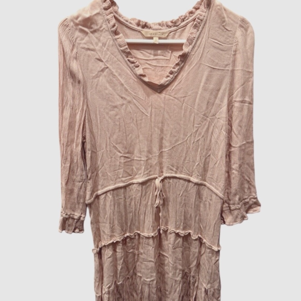 Cult of Design Women's Tunic Midi Dress Size M Babydoll Cottagecore Coquette